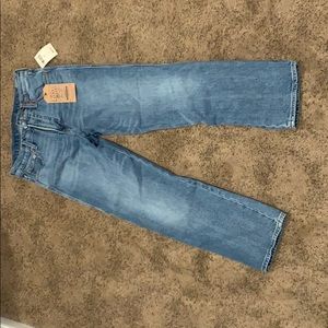 Lucky brand straight crop jeans